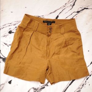 Marc Jacobs high waisted tan shorts